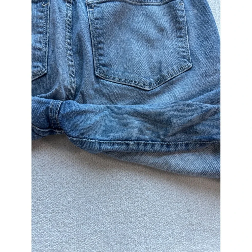NYDJ Straight Leg Jeans‎ Womens 10 Blue Medium Wash Stretch Denim Made in USA